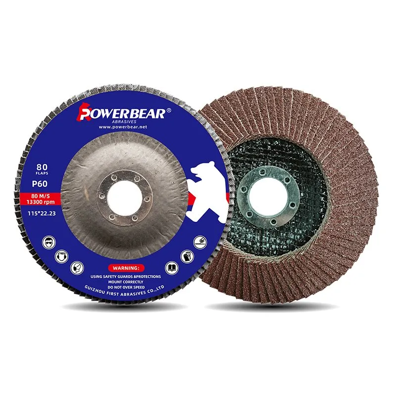 Disg Fflap Alwminiwm wedi'i Galchynnu